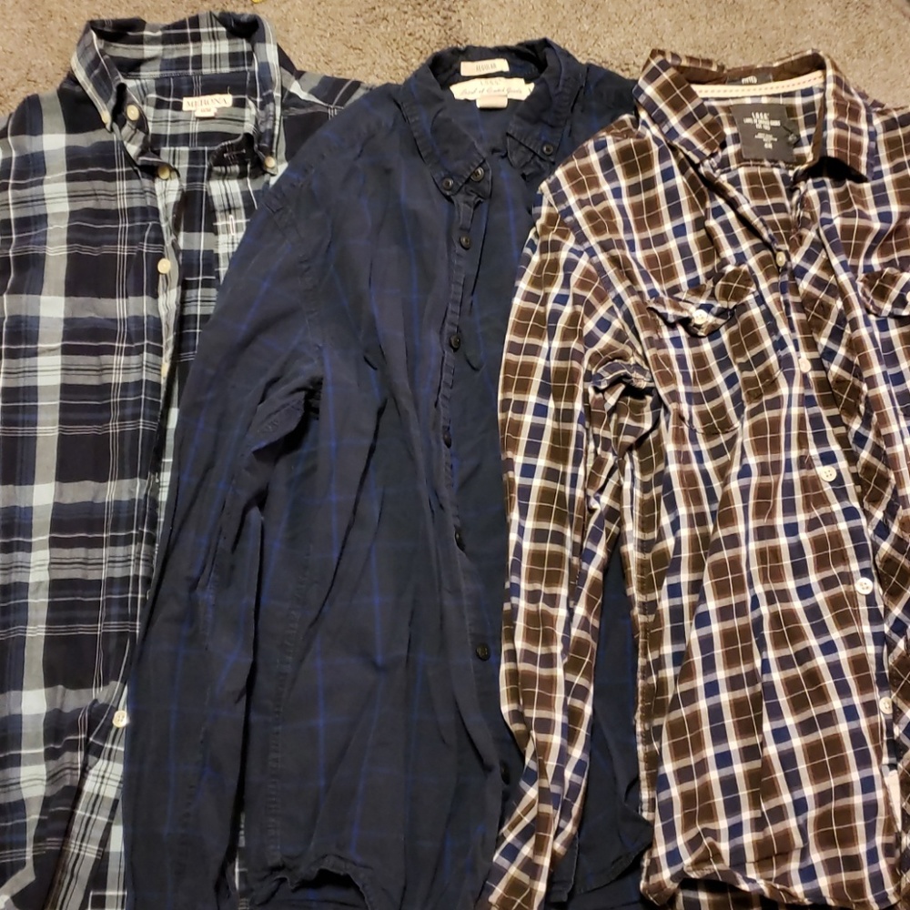 Men's medium button up shirts